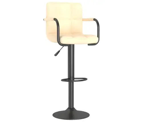 Bāra Krēsls, Krēmkrāsas Samts Vidaxl