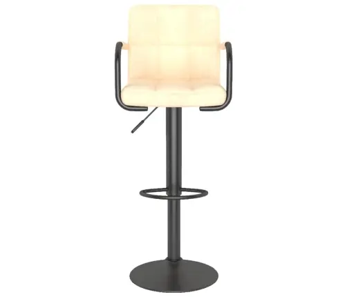 Bāra Krēsls, Krēmkrāsas Samts Vidaxl