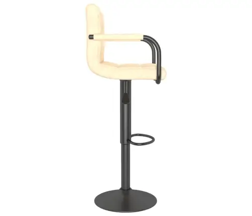 Bāra Krēsls, Krēmkrāsas Samts Vidaxl