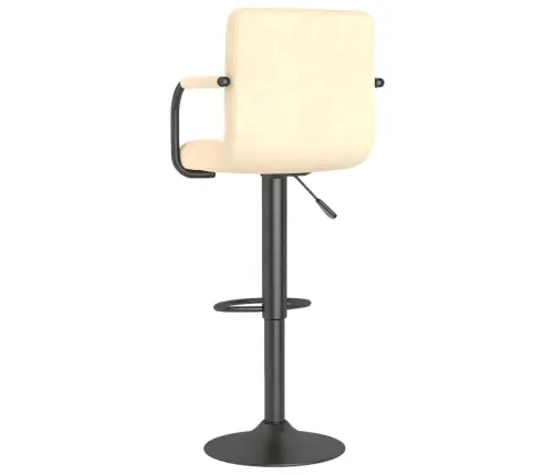 Bāra Krēsls, Krēmkrāsas Samts Vidaxl