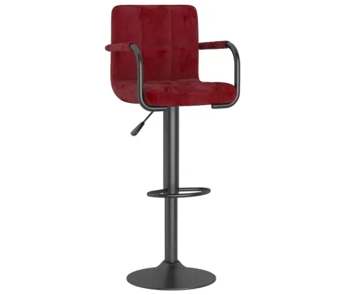 Bāra Krēsls, Vīnsarkans Samts Vidaxl