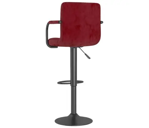 Bāra Krēsls, Vīnsarkans Samts Vidaxl