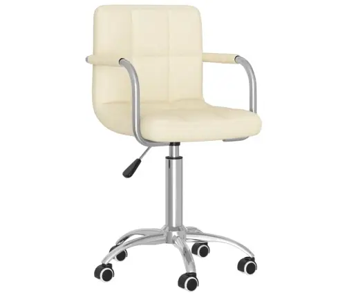 Biroja Krēsls, Krēmkrāsas Audums Vidaxl
