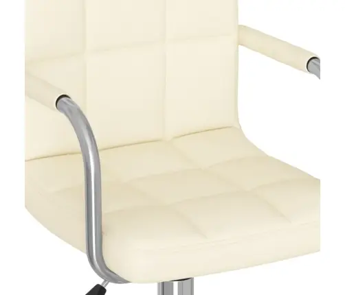 Biroja Krēsls, Krēmkrāsas Audums Vidaxl