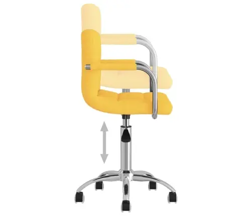 Pööratav Kontoritool, Sinepikollane, Kangas