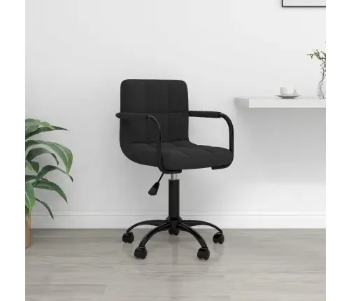 Biroja Krēsls, Melns Samts Vidaxl