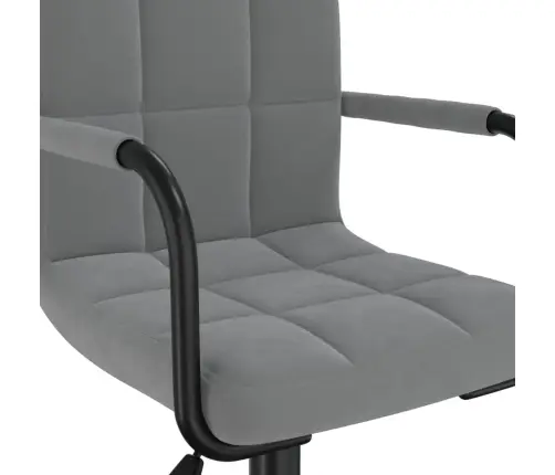 Pasukamos Valgomojo Kėdės, 2Vnt., Tamsiai Pilkos, Aksomas