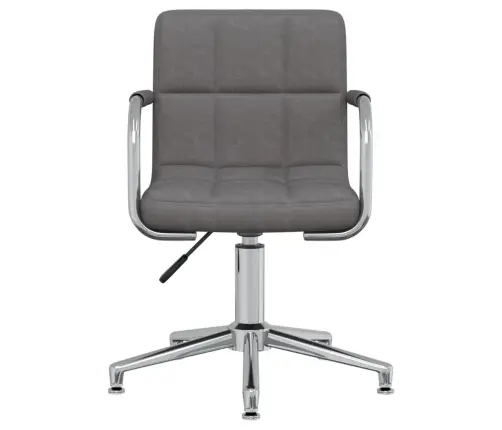 Biroja Krēsls, Tumši Pelēks Audums Vidaxl