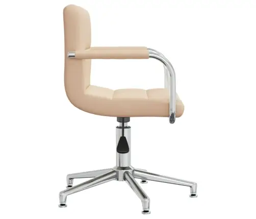 Biroja Krēsls, Krēmkrāsas Audums Vidaxl