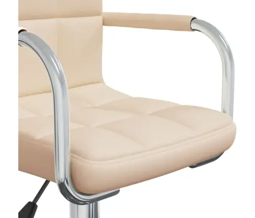 Biroja Krēsls, Krēmkrāsas Audums Vidaxl