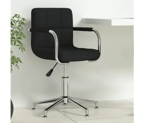 Biroja Krēsls, Melns Audums Vidaxl