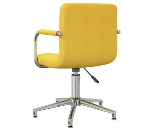 Biroja Krēsls, Sinepju Dzeltens Audums Vidaxl