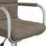Biroja Krēsls, Pelēkbrūns Audums Vidaxl