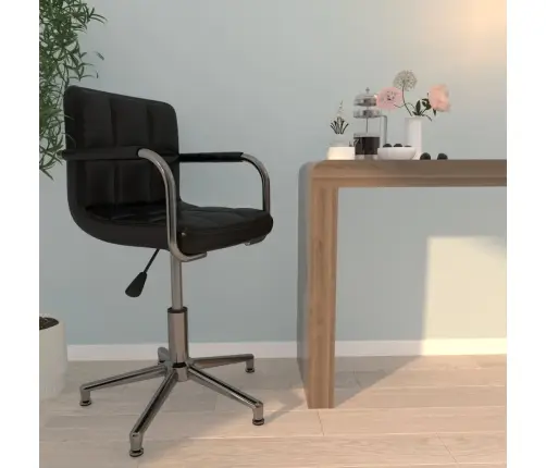 Biroja Krēsls, Melna Mākslīgā Āda Vidaxl