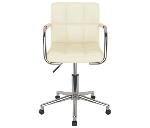 Biroja Krēsls, Krēmkrāsas Audums Vidaxl