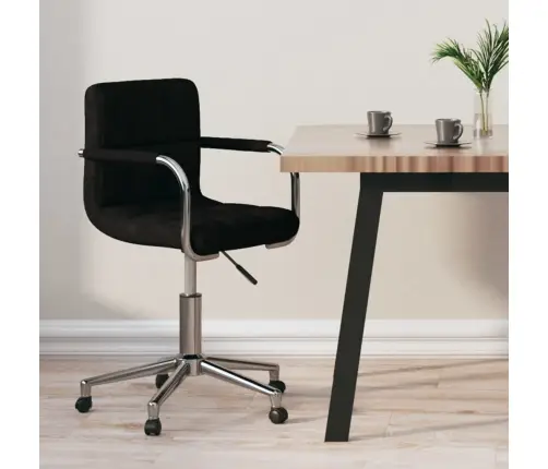 Biroja Krēsls, Melns Audums Vidaxl