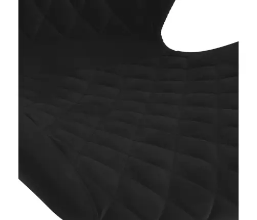 Bāra Krēsli, 2 Gab., Melns Samts Vidaxl