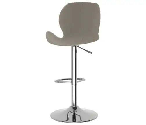 Bāra Krēsli, 2 Gab., Gaiši Pelēks Samts Vidaxl