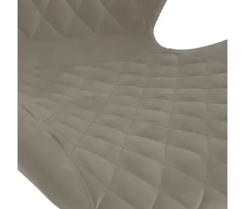 Bāra Krēsli, 2 Gab., Gaiši Pelēks Samts Vidaxl