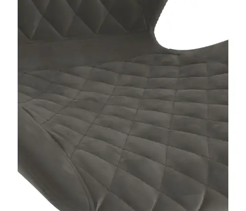 Bāra Krēsli, 2 Gab., Tumši Pelēks Samts Vidaxl