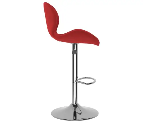 Baro Taburetės, 2Vnt., Raudonojo Vyno Spalvos, Aksomas