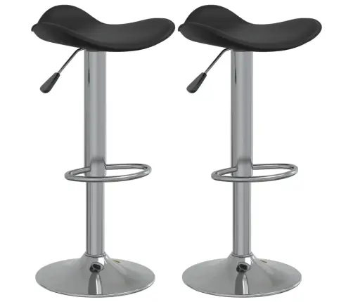 Baaripukid 2 Tk, Must, Kroomitud Teras Ja Kunstnahk