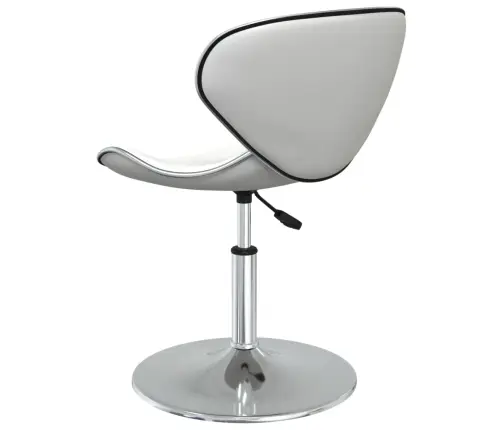 Virtuves Krēsli, 2 Gab., Balta Mākslīgā Āda Vidaxl