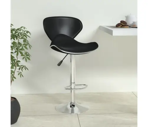 Bāra Krēsls, Melna Mākslīgā Āda Vidaxl