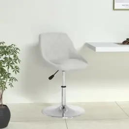 Virtuves Krēsls, Balta Mākslīgā Āda Vidaxl