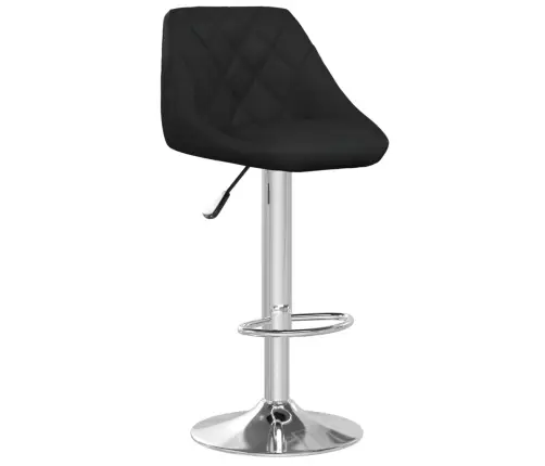 Bāra Krēsli, 2 Gab., Melna Mākslīgā Āda Vidaxl