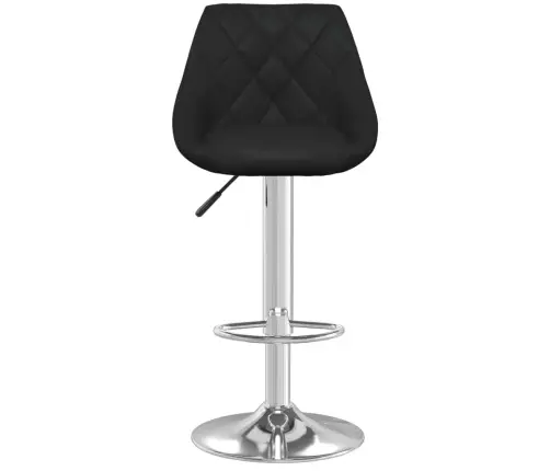 Bāra Krēsli, 2 Gab., Melna Mākslīgā Āda Vidaxl