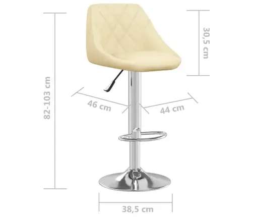 Baaripukid 2 Tk, Kreemjasvalge, Kunstnahk