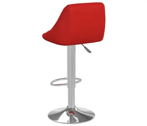 Bāra Krēsli, 2 Gab., Vīnsarkana Mākslīgā Āda Vidaxl