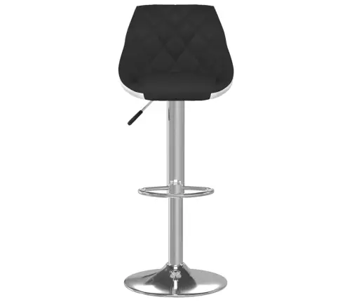 Bāra Krēsli, 2 Gab., Melna Un Balta Mākslīgā Āda Vidaxl