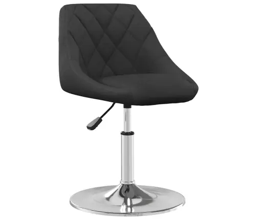 Grozāmi Virtuves Krēsli, 2 Gab., Melns Samts Vidaxl