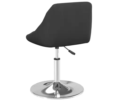 Grozāmi Virtuves Krēsli, 2 Gab., Melns Samts Vidaxl