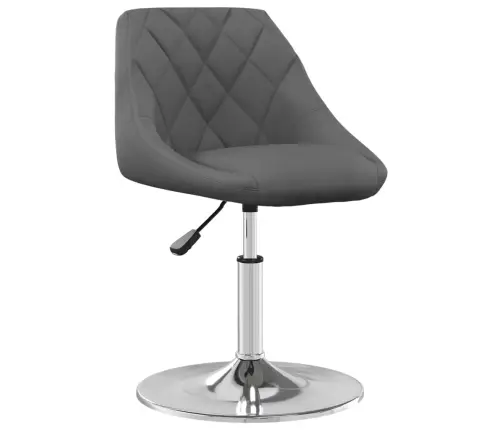 Pööratavad Söögitoolid 2 Tk, Tumehall, Samet