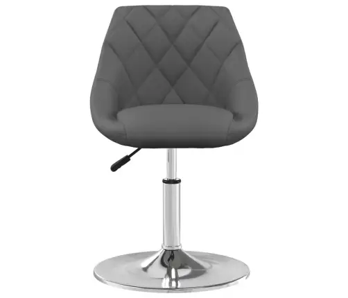 Pööratavad Söögitoolid 2 Tk, Tumehall, Samet