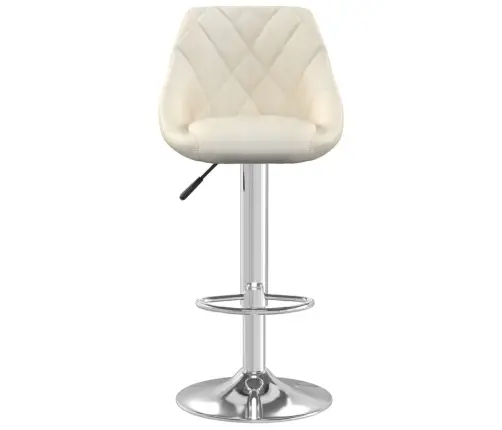 Bāra Krēsls, Krēmkrāsas Samts Vidaxl