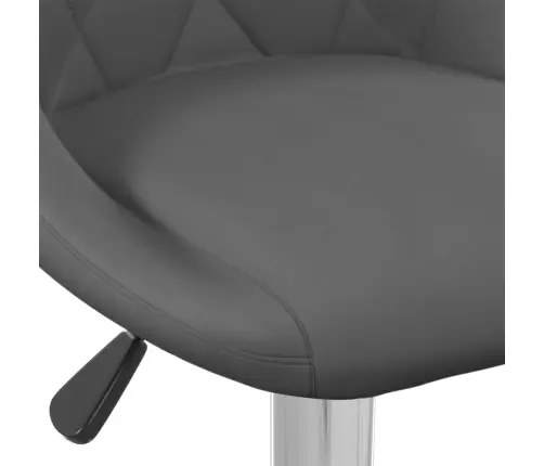 Bāra Krēsls, Tumši Pelēks Samts Vidaxl