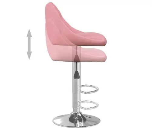 Bāra Krēsls, Rozā Samts Vidaxl