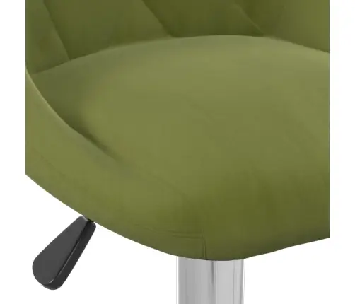 Bāra Krēsli, 2 Gab., Gaiši Zaļš Samts Vidaxl