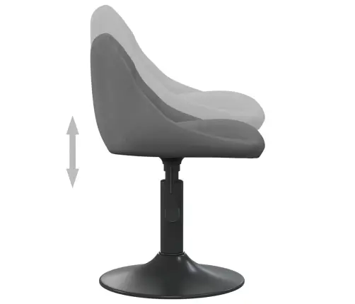 Baro Taburetė, Tamsiai Pilkos Spalvos, Aksomas