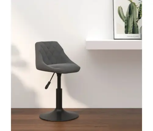 Baro Taburetė, Tamsiai Pilkos Spalvos, Aksomas