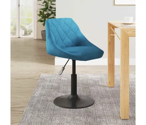 Bāra Krēsls, Zils Samts Vidaxl