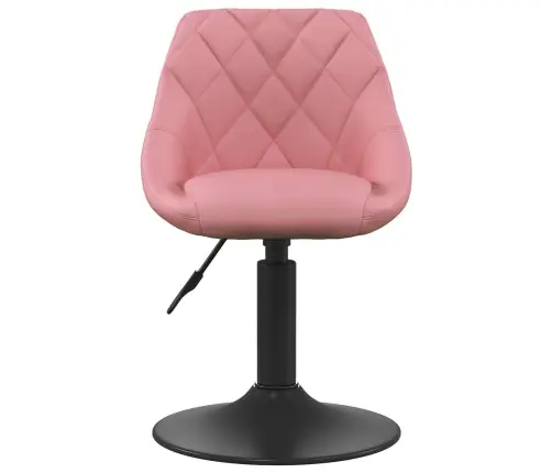 Barstools Rozā 46X44X(62,5-77,5) Cm Zīda Vidaxl