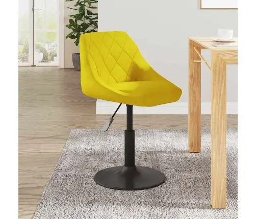 Bāra Krēsls, Sinepju Dzeltens Samts Vidaxl
