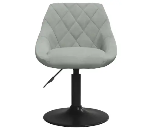 Pööratavad Söögitoolid 2 Tk, Helehall, Samet