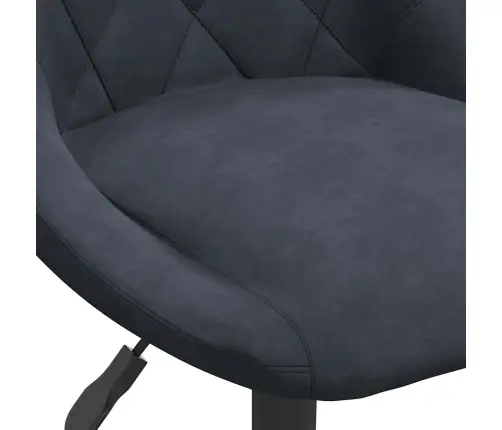 Grozāmi Virtuves Krēsli, 2 Gab., Tumši Pelēks Samts Vidaxl