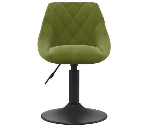 Grozāmi Virtuves Krēsli, 2 Gab., Gaiši Zaļš Samts Vidaxl